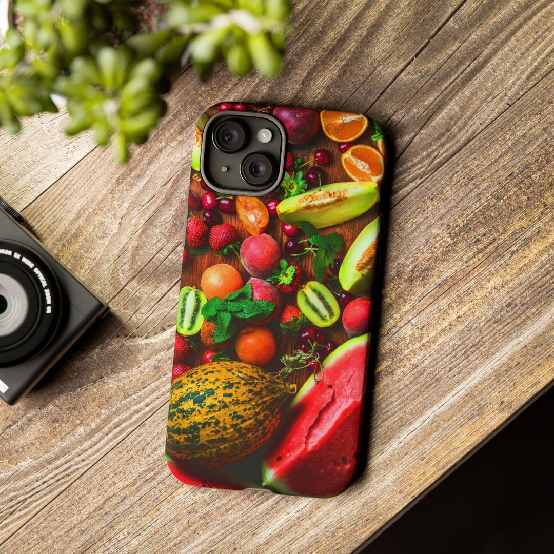 Fall Fruit Collage Cute Phone Case for, Samsung Galaxy S24, S23, S22, S21, IPhone 16 Case | Iphone 15, Iphone 14, IPhone 13 Case Mom Dad Gift - Studio40ParkLane
