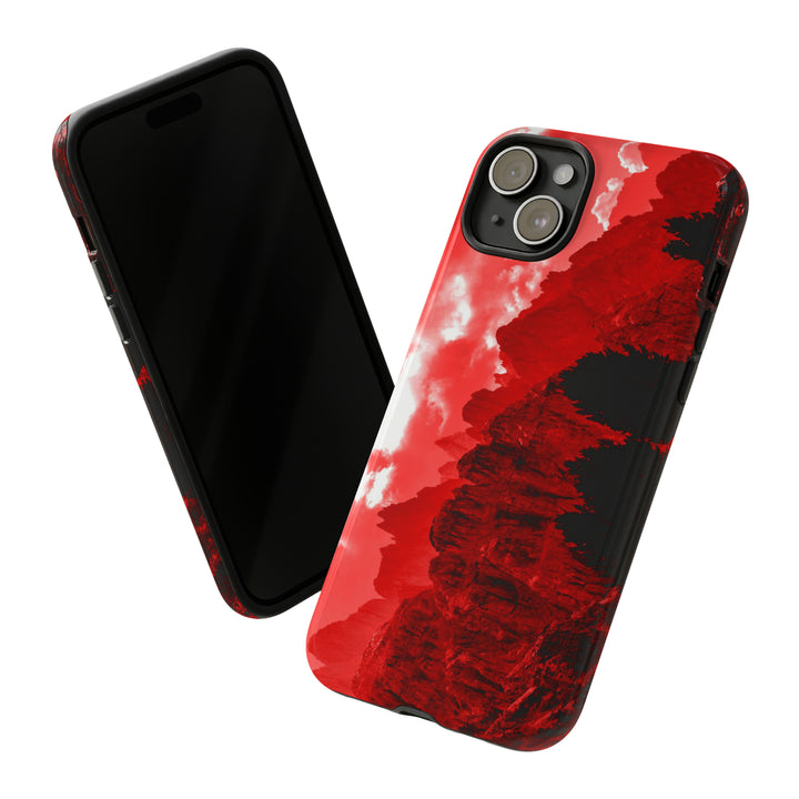 Cute IPhone Case | iPhone 15 Case | iPhone 15 Pro Max Case, Iphone 14 Case, Iphone 14 Pro Max Case IPhone Case for Art Lovers - Red Mountains - Studio40ParkLane