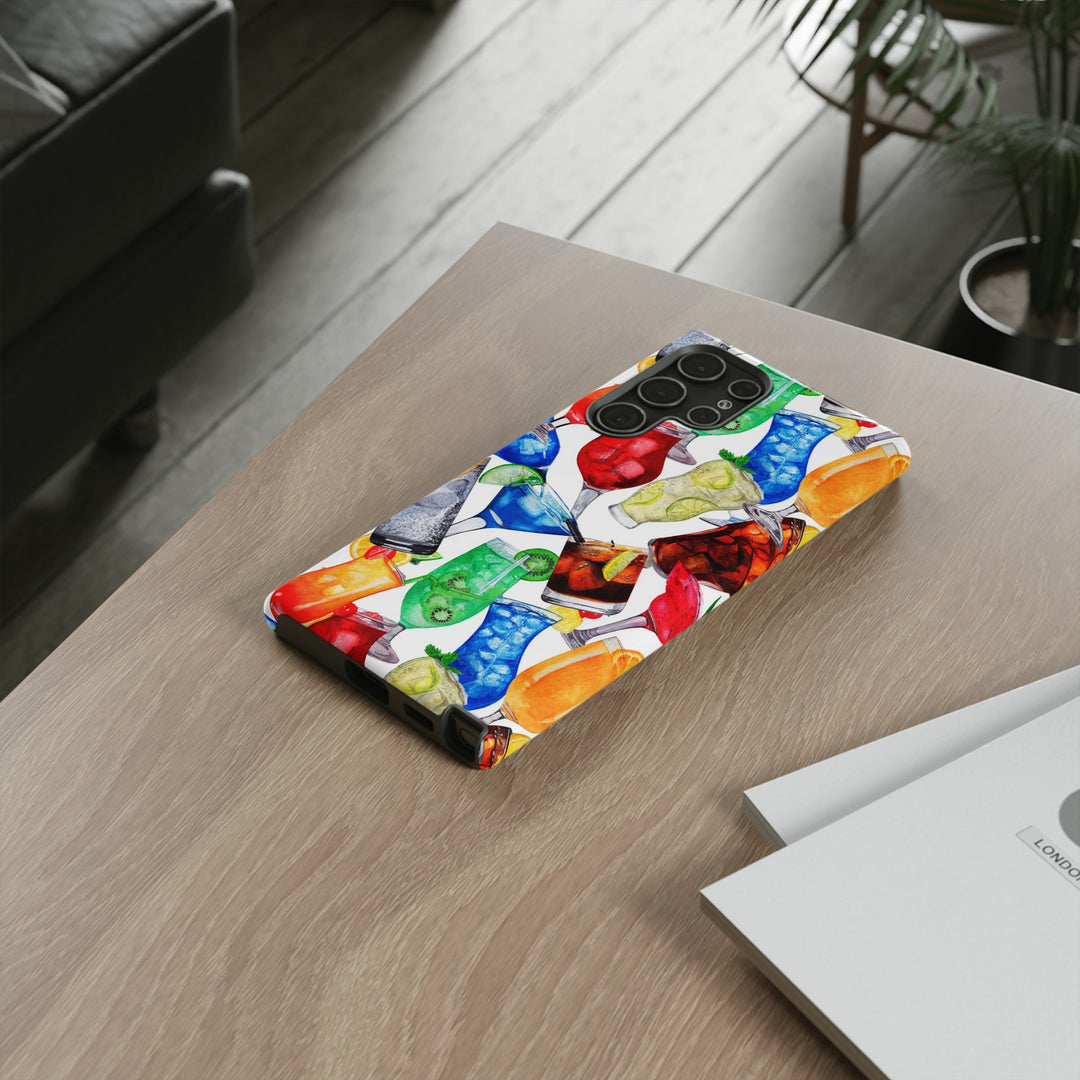 Cute Samsung Case | Cool Iphone Case | Summer Fruit Cocktail, Samsung S24, S23, S22, S21, IPhone 15 Case | Iphone 14 Case, Iphone 13 Case - Studio40ParkLane