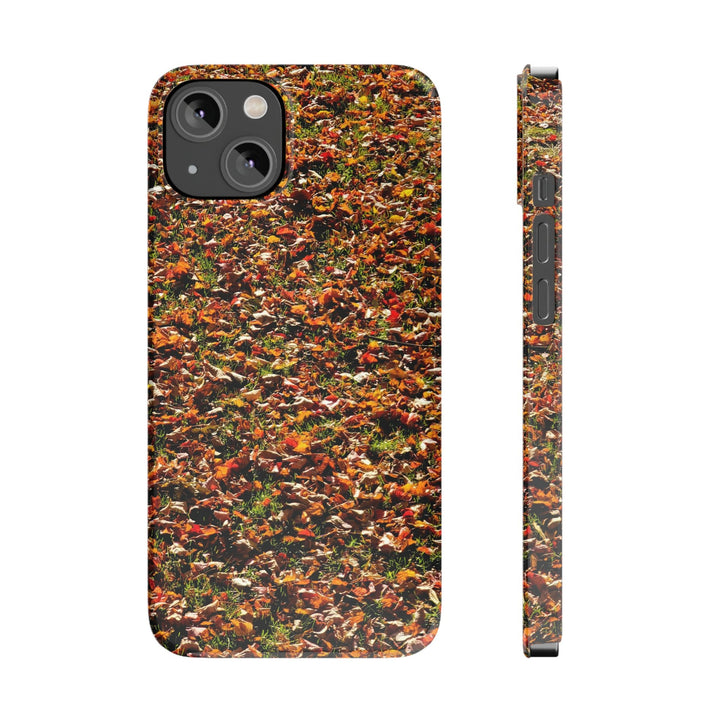 Slim Cute Phone Cases for Iphone - | iPhone 15 Case | iPhone 15 Pro Max Case, Iphone 14 Case, Iphone 14 Pro Max, Iphone 13, New England Fall Leaves - Studio40ParkLane