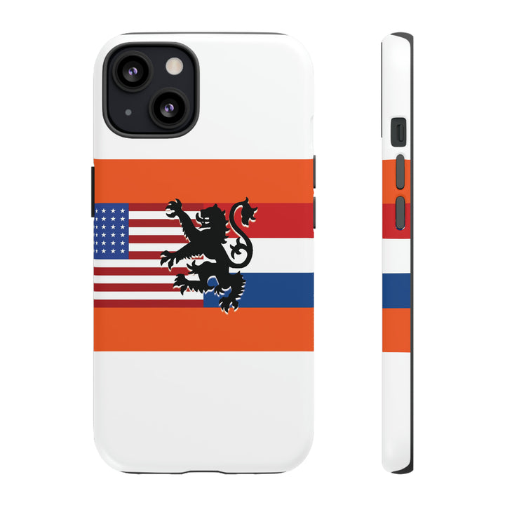 Cute IPhone Case | iPhone 15 Case | iPhone 15 Pro Max Case, Iphone 14 Case, Iphone 14 Pro Max Case IPhone Case for Art Lovers, Dutch US Flag - Studio40ParkLane