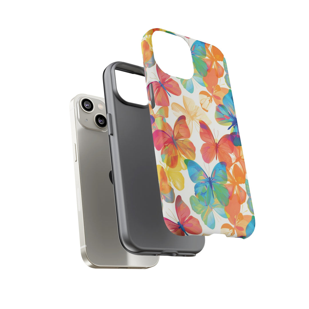 Cute Samsung Case | Cool Iphone Case | Summer Bright Butterflies, Samsung S24, S23, S22, S21, IPhone 15 Case | Iphone 14 Case, Iphone 13 Case - Studio40ParkLane