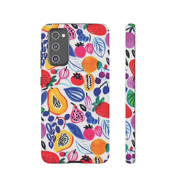 Premium Tough Summer Fruit Collage Gift for Her Cute Phone Cases for Samsung and Iphone, 16, 15, 14, S24, S23, S22, S21, S20, Plus, Ultra, Pro - Studio40ParkLane