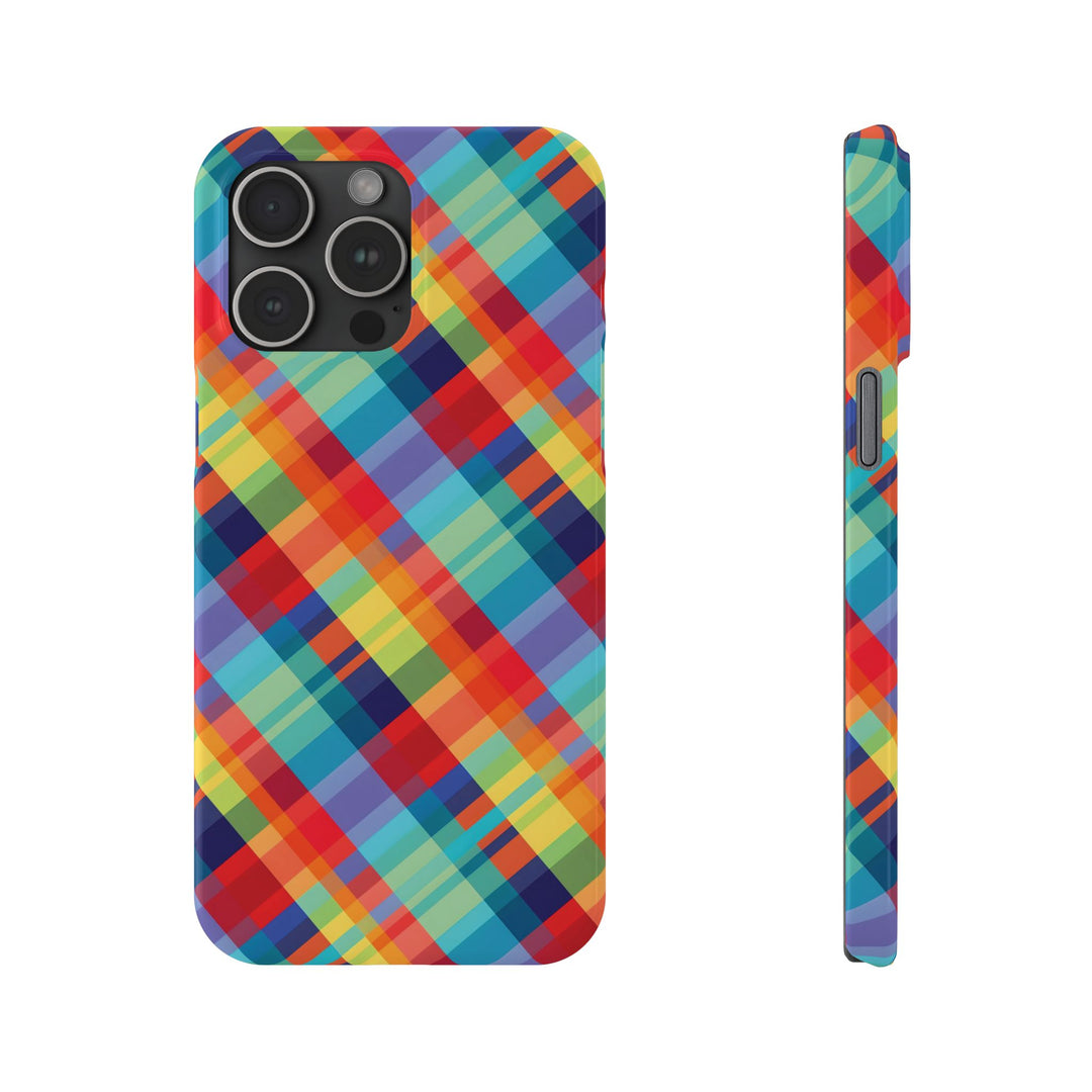 Slim Checkered Plaid Gift for Her Cute Phone Cases for Iphone 16 Pro Max | iPhone 15 Case | iPhone 15 Pro Max Case, Iphone 14, 13, 12, 11, 10, 8, 7 - Studio40ParkLane