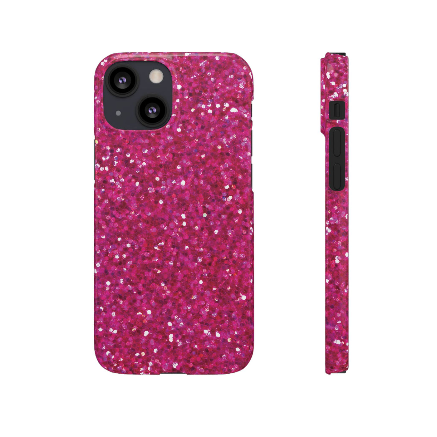 Snap Non-Glitter Muted Pink Play on "Faux" Glitter Effect Cute Phone Cases for Samsung and Iphone, 16, 15, 14, S24, S23, S22, S21, S20, Plus and Ultra