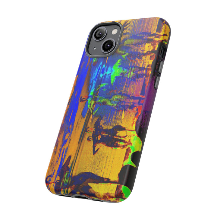 Cute IPhone Case | iPhone 15 Case | iPhone 15 Pro Max Case, Iphone 14 Case, Iphone 14 Pro Max Case IPhone Case for Art Lovers, Sunset Dance Blue Yellow - Studio40ParkLane