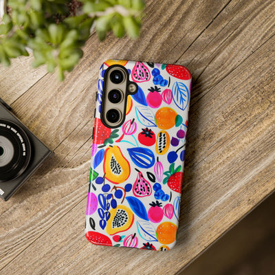 Cute Samsung Phone Case | Aesthetic Samsung Phone Case | Galaxy S23, S22, S21, S20 | Summer Fruit Cocktail, Protective Phone Case