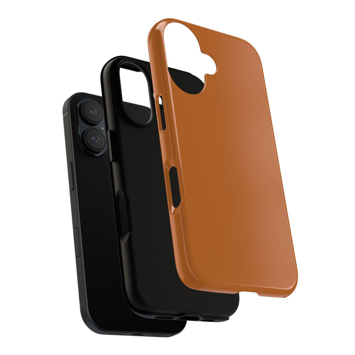 Premium Tough Rusty Brown Orange Gift for Her Cute Phone Cases for Samsung S25 S24, S23, S22, S21, Iphone, 16, 15, 14, 13 Pro Max Ultra - Studio40ParkLane