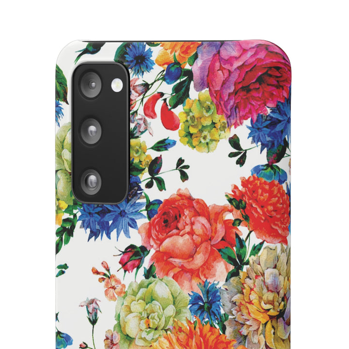 Sleek Snap Colorful Flowers Cute Phone Case for iPhone 16 15 14 13 12 11 X Xs Max Xr Pro Plus Samsung Galaxy S24 S23 S22 S21 S20 Note Ultra