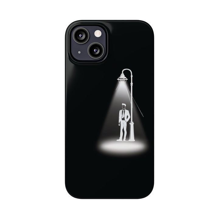Slim Mystery Man Spotlight Gift for Her Cute Phone Cases for Iphone 16 Pro Max | iPhone 15 Case | iPhone 15 Pro Max Case, Iphone 14, 13, 12, 11, 10, 8, 7 - Studio40ParkLane