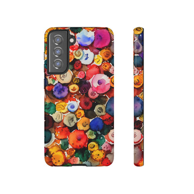 Impact Resistant, Fall Colors Buttons, Cute Phone Cases for Samsung S24, S23, S22, S21, IPhone 15 pro Iphone 14 pro Iphone 13 IPhone 12 Iphone 11