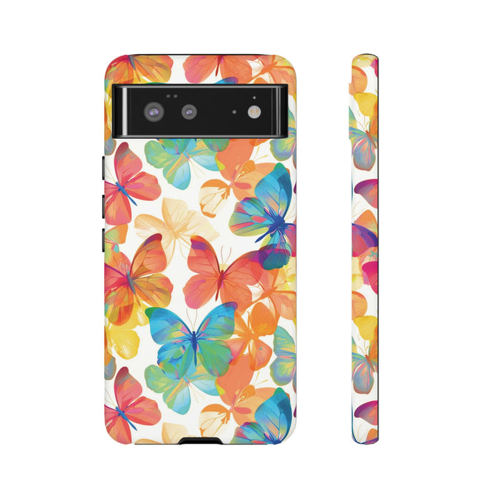 Cute Samsung Case | Cool Iphone Case | Summer Bright Butterflies, Samsung S24, S23, S22, S21, IPhone 15 Case | Iphone 14 Case, Iphone 13 Case - Studio40ParkLane