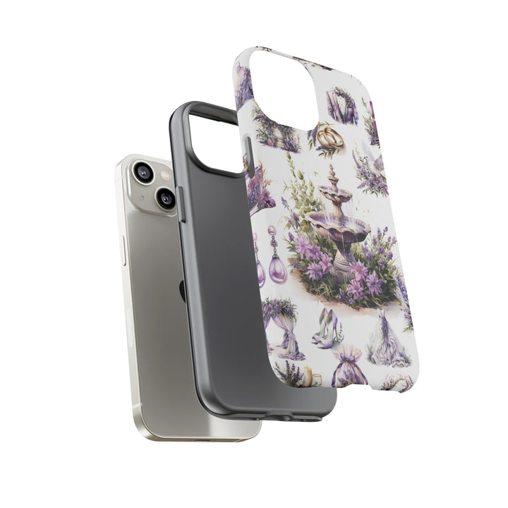 Impact Resistant, Lavender Wedding, Cute Phone Cases for Samsung S24, S23, S22, S21, IPhone 15 pro Iphone 14 pro Iphone 13 IPhone 12 Iphone 11 - Studio40ParkLane