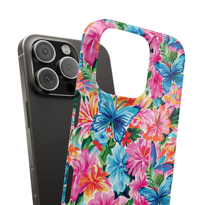 Slim Butterflies Flowers Gift for Her Cute Phone Cases for Iphone 16 Pro Max | iPhone 15 Case | iPhone 15 Pro Max Case, Iphone 14, 13, 12, 11, 10, 8, 7 - Studio40ParkLane