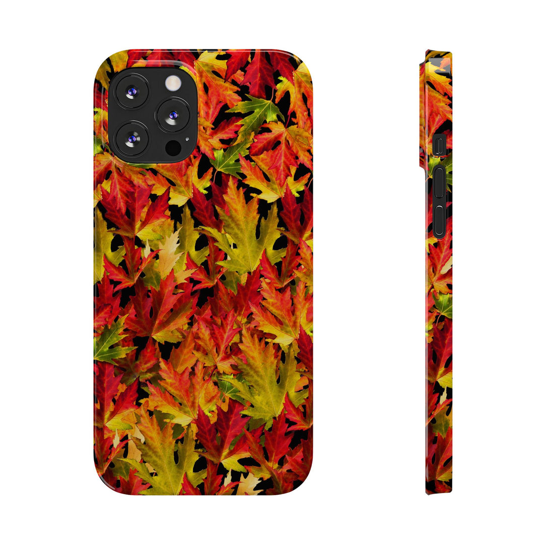 Slim Fall Leaves Slim Cute Phone Cases for Iphone | iPhone 15 Case | iPhone 15 Pro Max Case, Iphone 14, Iphone 14 Pro Max, Iphone 13 - Studio40ParkLane