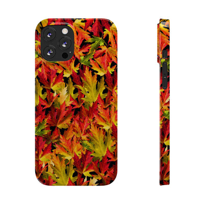 Slim Fall Leaves Slim Cute Phone Cases for Iphone  | iPhone 15 Case | iPhone 15 Pro Max Case, Iphone 14, Iphone 14 Pro Max, Iphone 13