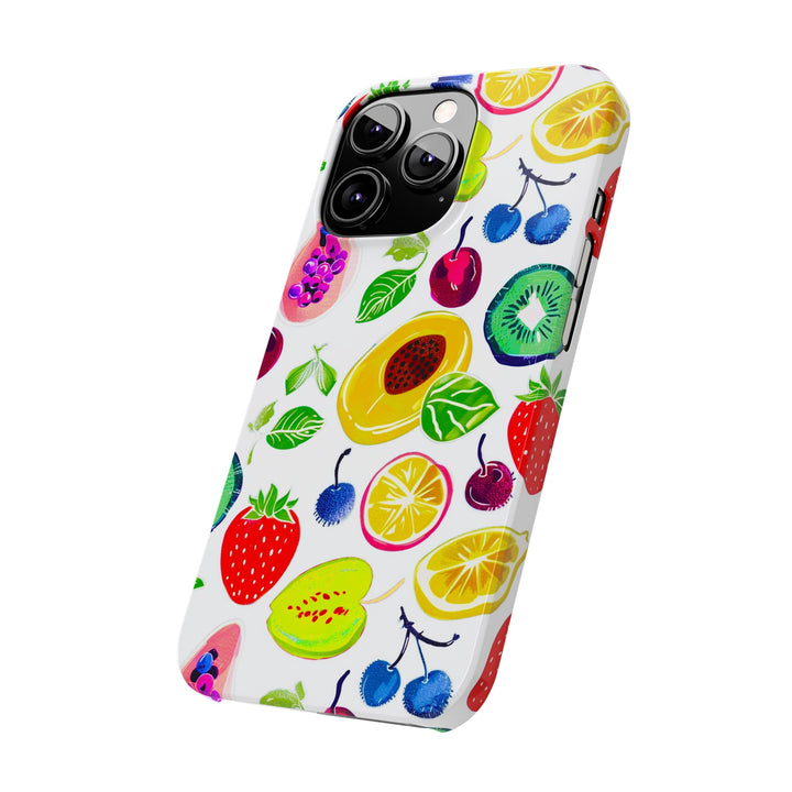 Slim Cute Phone Cases for Iphone | iPhone 15 Case | iPhone 15 Pro Max Case, Iphone 14, Iphone 14 Pro Max, Iphone 13, Summer Fruit Mix - Studio40ParkLane