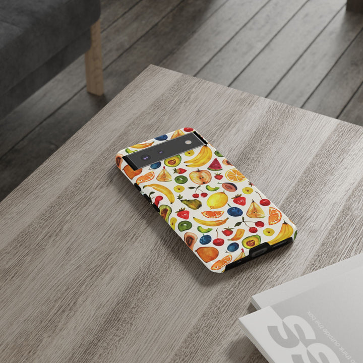 Impact Resistant, Mixed Fruits, Cute Phone Cases for Samsung S24, S23, S22, S21, IPhone 15 pro Iphone 14 pro Iphone 13 IPhone 12 Iphone 11 - Studio40ParkLane