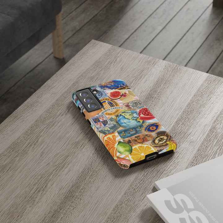 Cute European Summer Collage Phone Case, for IPhone 16 Case | Iphone 15, Iphone 14, IPhone 13 Case, 11 8 7, Samsung Galaxy S24, S23, S22, S21 Extra Protective - Studio40ParkLane