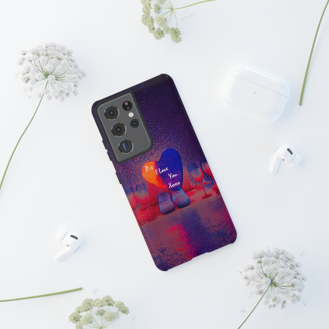 Cute Samsung Case | Cool Iphone Case | PS I love You - Heart, Samsung S24, S23, S22, S21, IPhone 15 Case | Iphone 14 Case, Iphone 13 Case - Studio40ParkLane