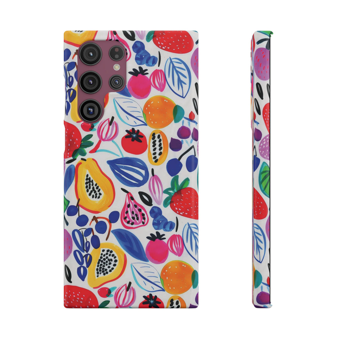 Sleek Snap Summer Fruit Cute Phone Case for iPhone 16 15 Pro Max 14 13 12 11 X Xs Max Xr Pro Plus Samsung Galaxy S24 S23 S22 S21 S20 Ultra
