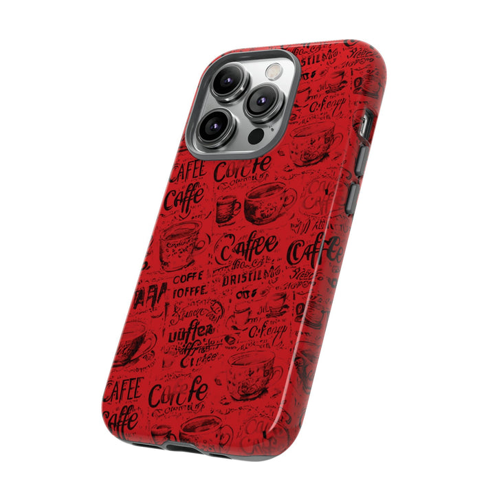 Cute IPhone Case | Red Black Coffee, iPhone 15 Case | iPhone 15 Pro Case, Iphone 14 Case, Iphone 14 Pro Max Case, Protective Iphone Case - Studio40ParkLane