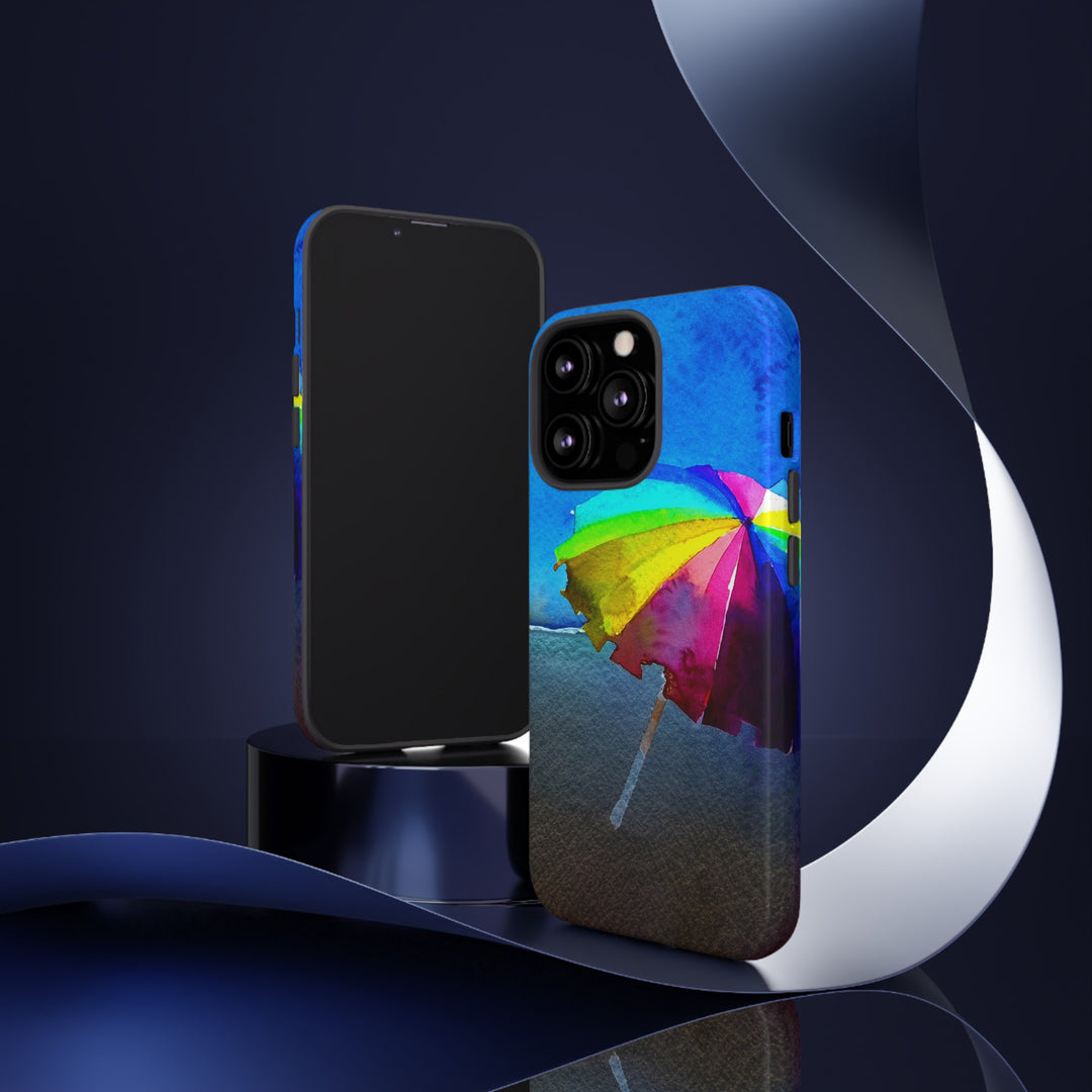 Cute Samsung Case | Cool Iphone Case | Summer Colorful Beach Parasol, Samsung S24, S23, S22, S21, IPhone 15 Case | Iphone 14 Case, Iphone 13 Case - Studio40ParkLane