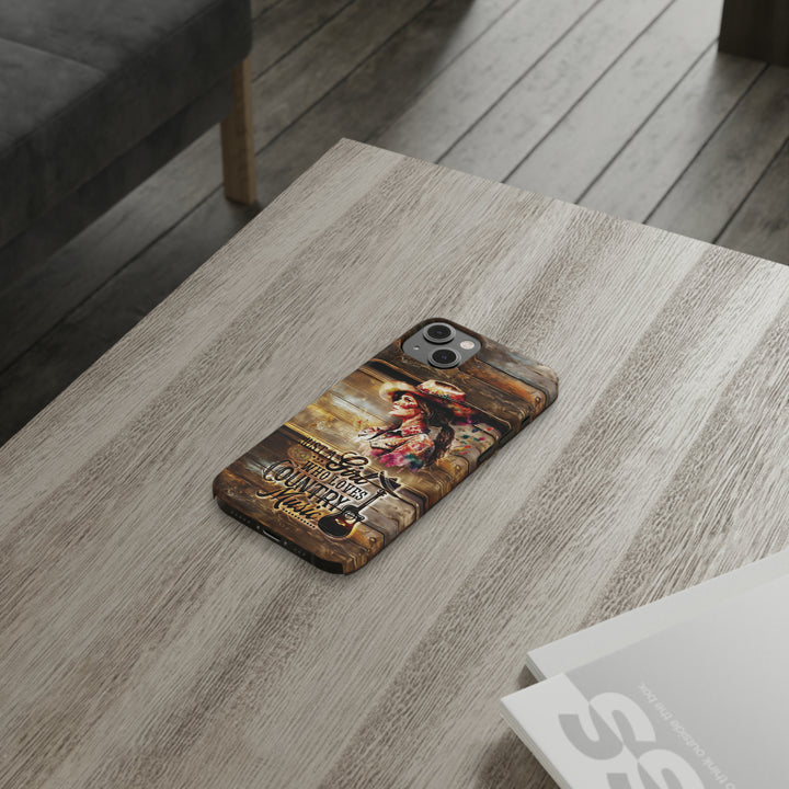 Slim Cute Phone Cases for Iphone - | iPhone 15 Case | iPhone 15 Pro Max Case, Iphone 14 Case, Iphone 14 Pro Max, Iphone 13, Country Music Girl - Studio40ParkLane