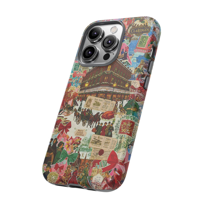 Aesthetic Tough London Coquette Collage Premium Phone Case - For iPhone 17 Pro Max iPhone 16 Pro iPhone 15 Iphone 14 Plus 13 Pro 12 11 10 XR - Studio40ParkLane