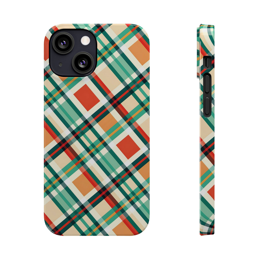 Slim Checkered Plaid Gift for Her Cute Phone Cases for Iphone 16 Pro Max | iPhone 15 Case | iPhone 15 Pro Max Case, Iphone 14, 13, 12, 11, 10, 8, 7 - Studio40ParkLane