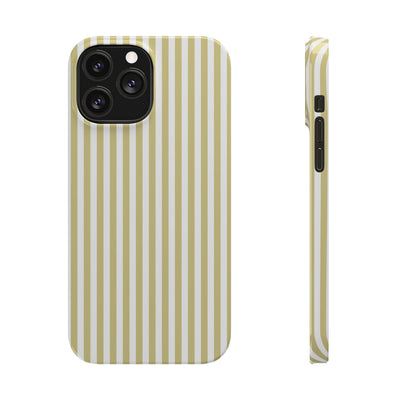 Slim Soft Yellow Striped Cute Phone Case for Iphone 16 - | iPhone 15 Pro Max Case | iPhone 14 Case Iphone 13 12 11 10 9 8 7 XS Gift for Her - Studio40ParkLane