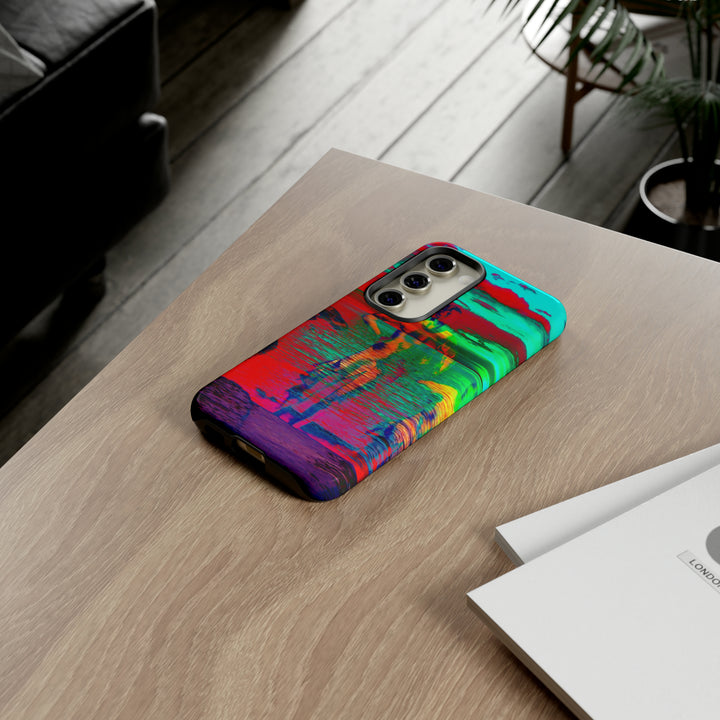 Cute Samsung Phone Case | Aesthetic Samsung Phone Case | Dance Sunset Colorful | Galaxy S23, S22, S21, S20 | Luxury Double Layer | Cool - Studio40ParkLane