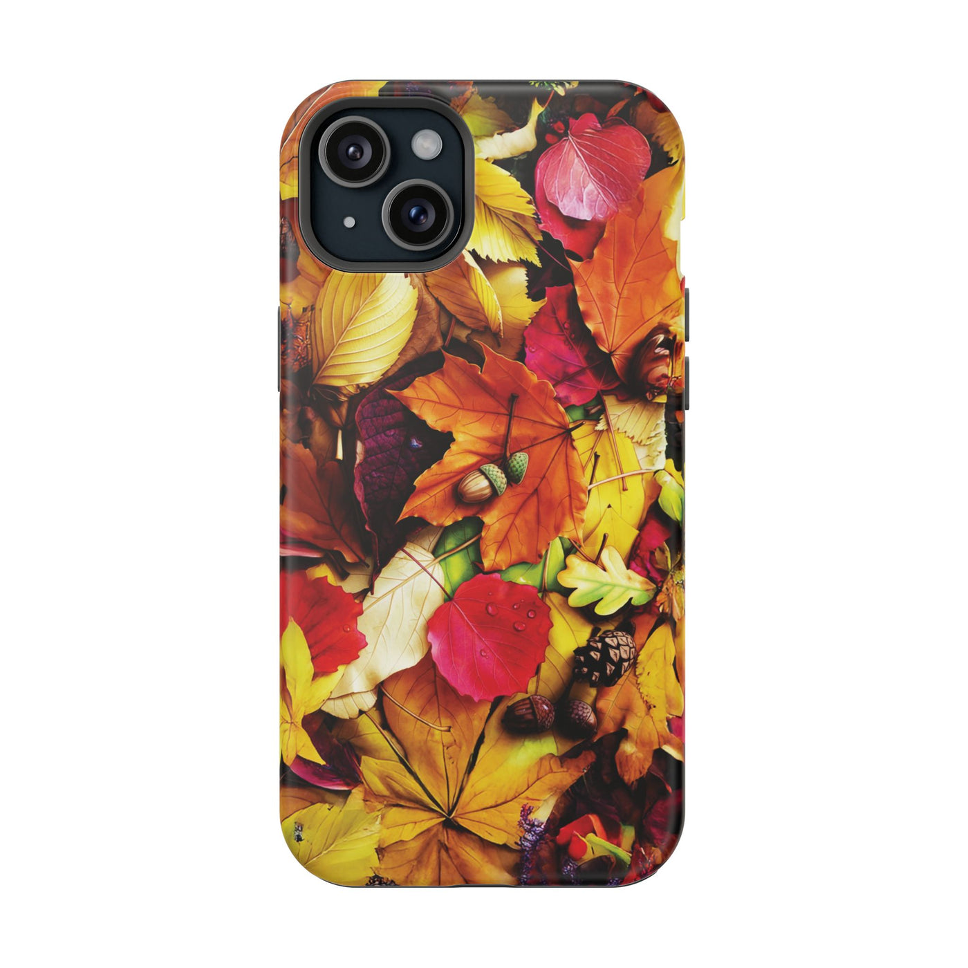 Aesthetic Tough Magsafe Fall Leaves Foliage Phone Case - For iPhone 17 Pro Max iPhone 16 Pro iPhone 15 Iphone 14 Plus 13 Pro 12 11 10 - Studio40ParkLane