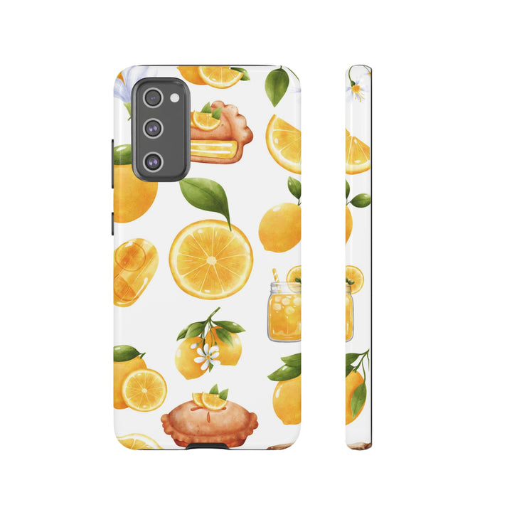 Cute Samsung Phone Case | Aesthetic Samsung Phone Case | Galaxy S23, S22, S21, S20 | Summer Fruit Lemons, Protective Phone Case - Studio40ParkLane