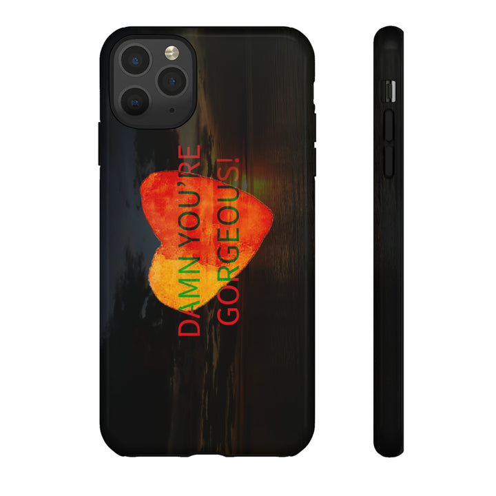 Cute IPhone Case | iPhone 15 Case | iPhone 15 Pro Max Case, Iphone 14 Case, Iphone 14 Pro Max Case IPhone Case for Art Lovers, Heart Sunset - Studio40ParkLane