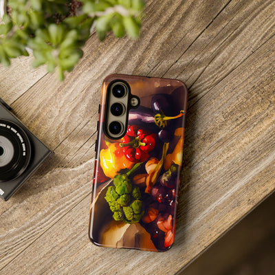 Impact Resistant, Fall Farm Vegetables, Cute Phone Cases for Samsung S24, S23, S22, S21, IPhone 15 pro Iphone 14 pro Iphone 13 IPhone 12 Iphone 11