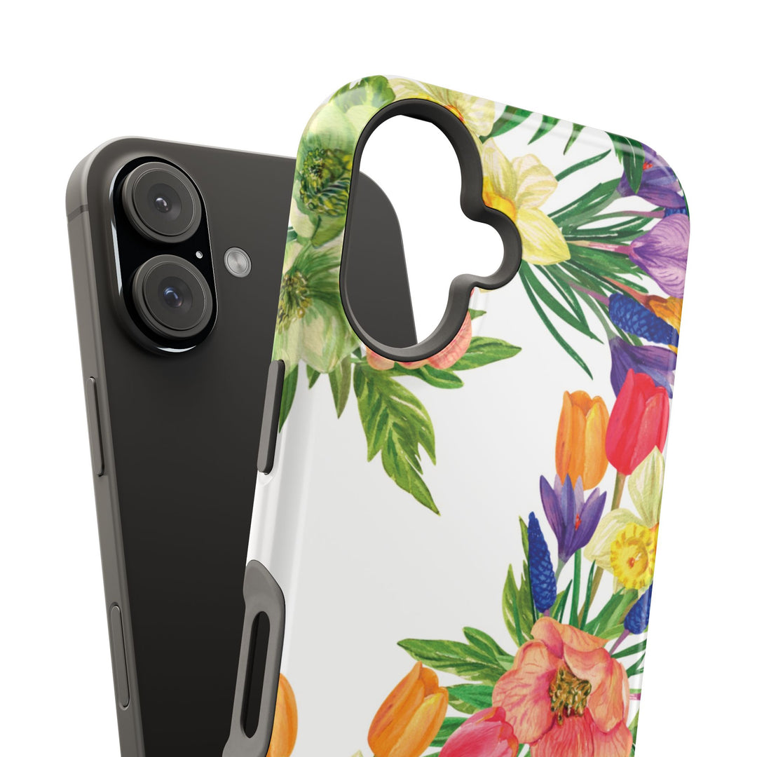 Spring Flowers Magsafe Cute Phone Case for Iphone Gift for Her, iPhone 16 Case iPhone 15 Pro Max Case, Iphone 14, Iphone 14 Pro Max, 13, 12 - Studio40ParkLane
