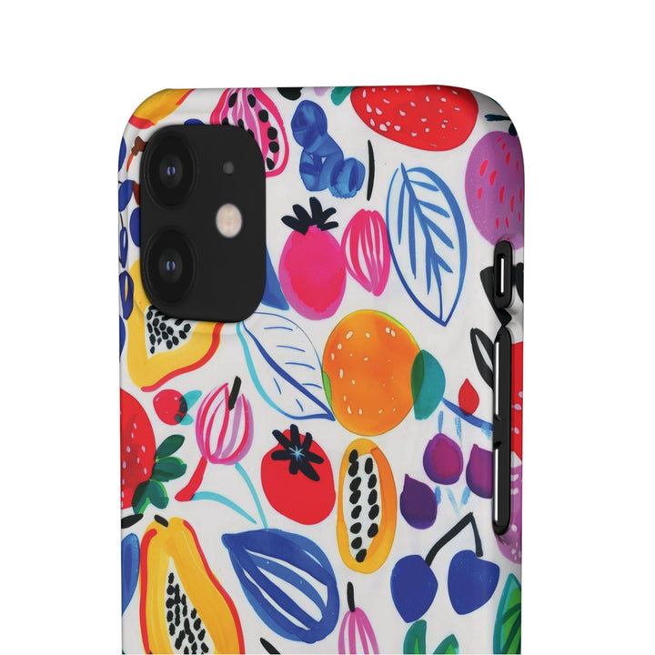 Snap Cute Custom Phone Case, Summer Fruit case for iPhone 18 17 16 15 14 13 12 Pro Max, Samsung S26 S25 S24 S23 Ultra Protective Phone Case - Studio40ParkLane