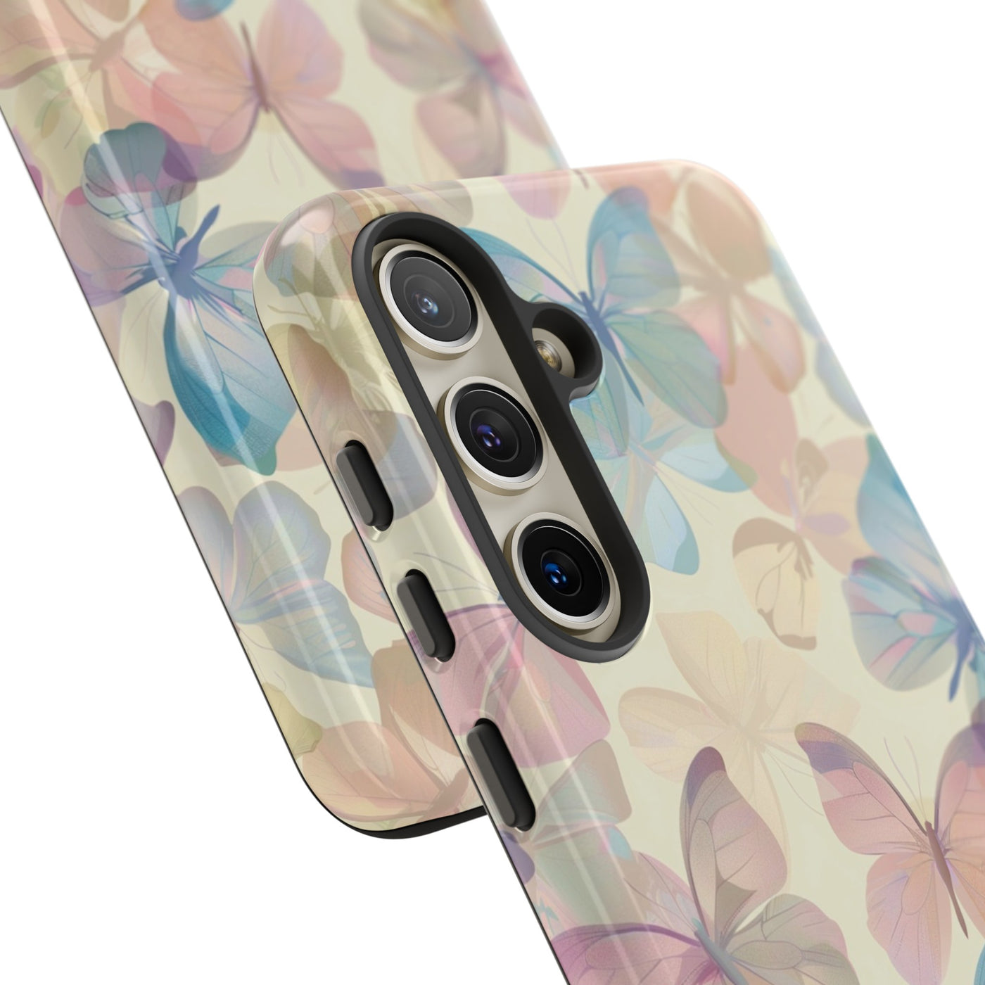 Cute Samsung Case | Cool Iphone Case | Summer Pastel Butterflies, Samsung S24, S23, S22, S21, IPhone 15 Case | Iphone 14 Case, Iphone 13 Case