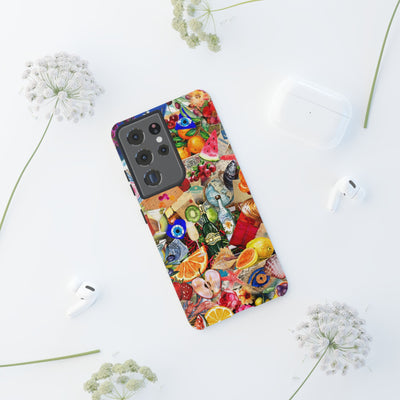 Fruity European Summer Impact Resistant Cute Phone Cases for Samsung S24, S23, S22, S21, IPhone 15 pro Iphone 14 pro Iphone 13 IPhone 12 Iphone 11