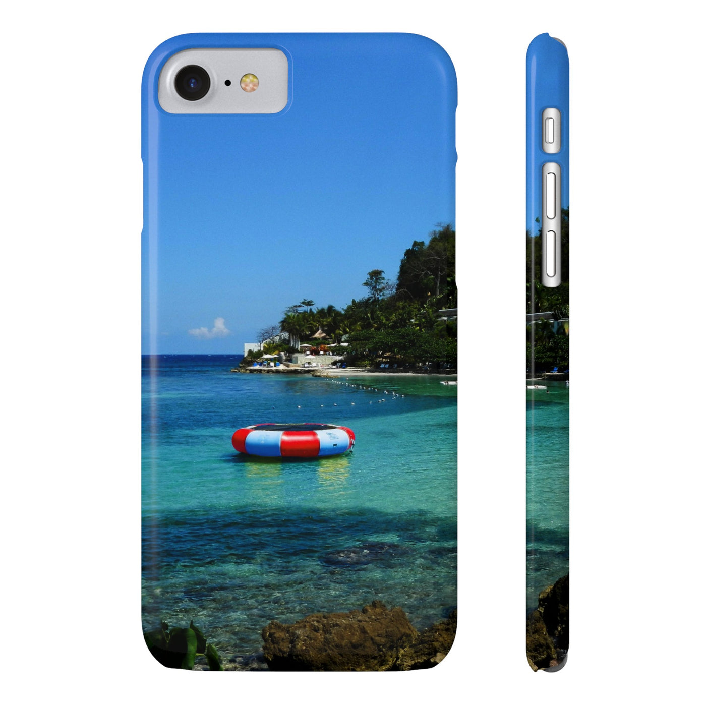 Slim Cute Phone Cases for Iphone - | iPhone 15 Case | iPhone 15 Pro Max Case, Iphone 14 Case, Iphone 14 Pro Max, Iphone 13, Summer Jamaica Beach