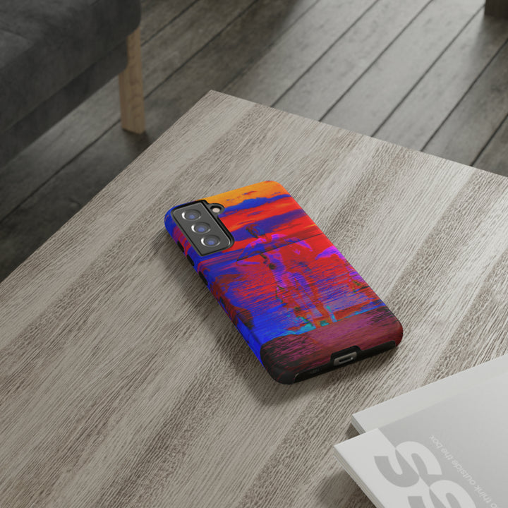 Cute Samsung Phone Case | Aesthetic Samsung Phone Case | Dance Sunset Colorful | Galaxy S23, S22, S21, S20 | Luxury Double Layer | Cool - Studio40ParkLane