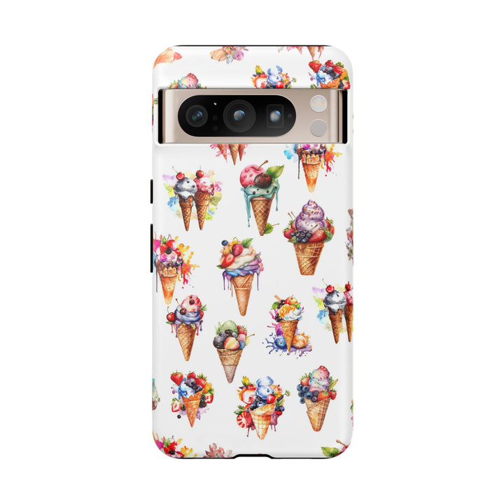 Impact Resistant, Summer Icecream, Cute Phone Cases for Samsung S24, S23, S22, S21, IPhone 15 pro, Iphone 14 pro, Iphone 13 IPhone 12, Iphone 11 - Studio40ParkLane