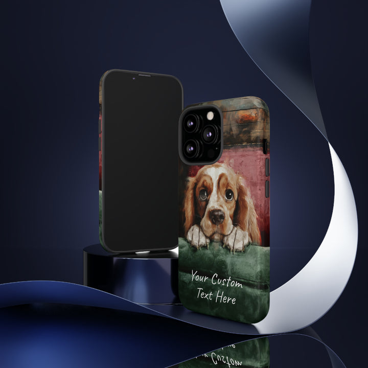 Personalize this Cute IPhone Case | Cocker Spaniel iPhone Case, iPhone 15 Case | iPhone 15 Case, Iphone 14 Case, Iphone 14 Pro Max Case - Studio40ParkLane