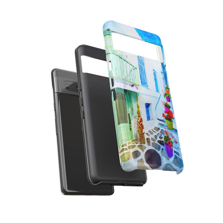 Impact Resistant, Greece House, Cute Phone Cases for Samsung S24, S23, S22, S21, IPhone 15 pro Iphone 14 pro Iphone 13 IPhone 12 Iphone 11 - Studio40ParkLane
