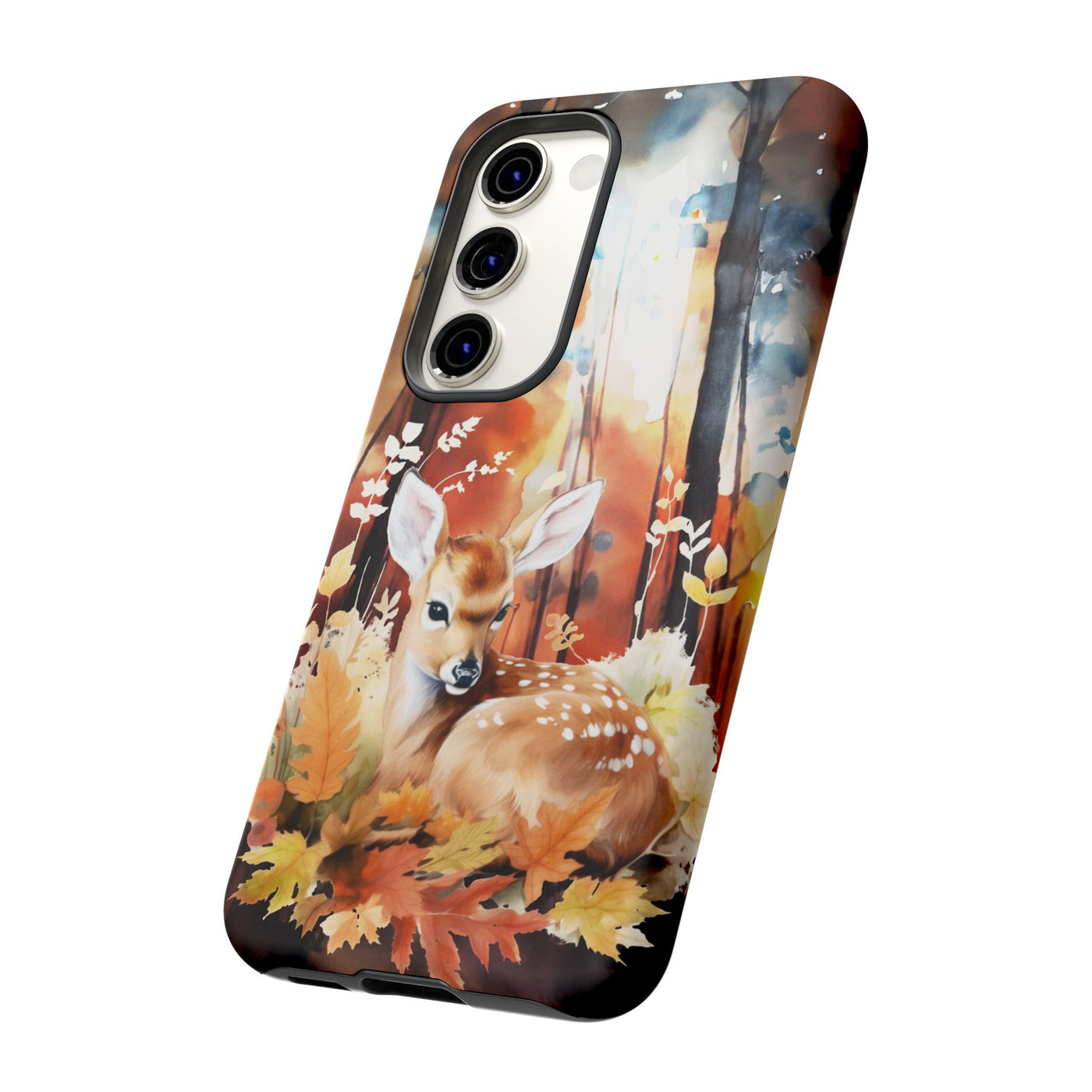 Autumn Fall Deer Forest Gift for Her Cute Phone Case for, Samsung Galaxy S24, S23, S22, S21, IPhone 16 Case | Iphone 15, Iphone 14, IPhone 13 Case