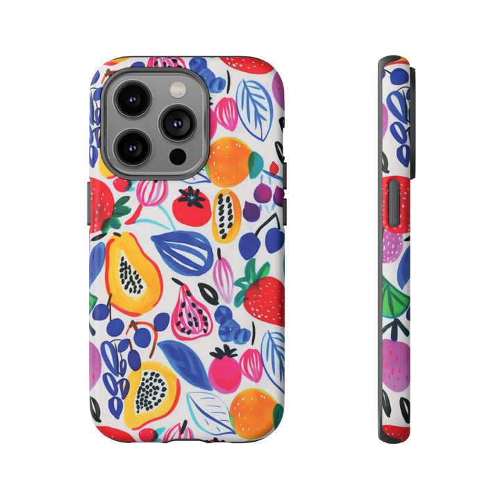 Premium Tough Summer Fruit Collage Gift for Her Cute Phone Cases for Samsung and Iphone, 16, 15, 14, S24, S23, S22, S21, S20, Plus, Ultra, Pro - Studio40ParkLane