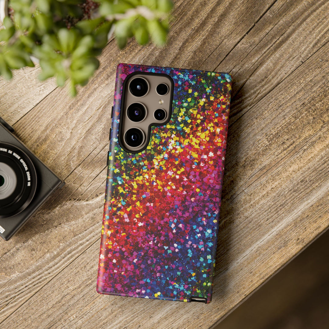 Premium Tough Muted Non - Glitter Color Composition Cute Phone Case, for IPhone 16 pro Max | Iphone 15, Iphone 14, 13, Samsung Galaxy S25, S24 - Studio40ParkLane
