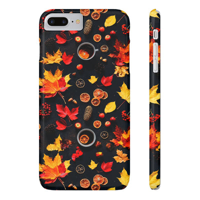 Slim Cute Fall Leaves Collage Phone Cases for Iphone | iPhone 15 Case | iPhone 15 Pro Max Case, Iphone 14, Iphone 14 Pro Max, Iphone 13, Iphone 16