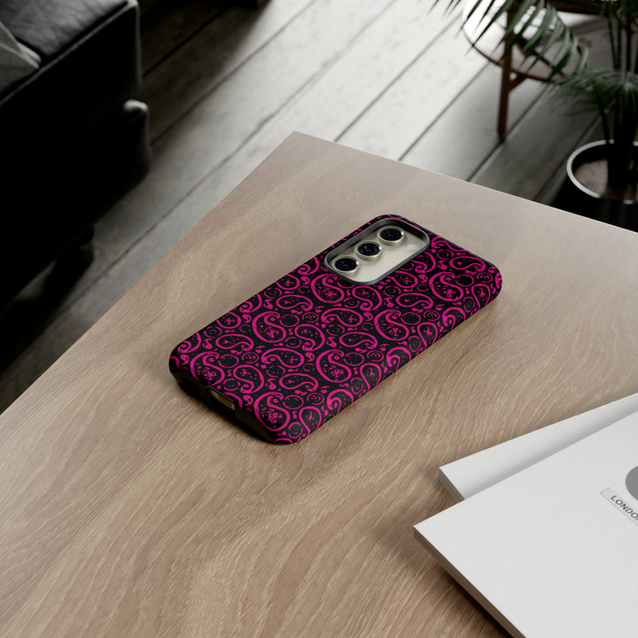 Samsung Galaxy Phone Case | Galaxy S23, S22, S21, S20 | Luxury Case Double Layered | Impact Resistant | Fashionable - Paisley 3 - Studio40ParkLane